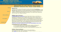 Desktop Screenshot of philly-taxi.com